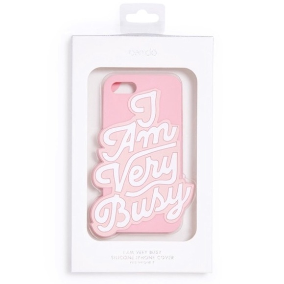 Ban.do “ I Am Very Busy “ Silicon Phone Case - Picture 3 of 3